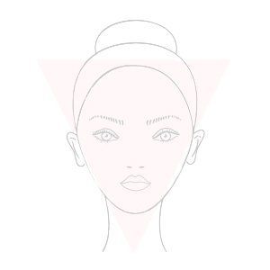 Coiffure pour visage triangulaire vers le bas à Hyères